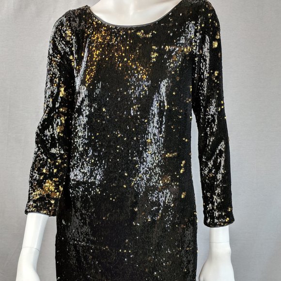 NWT HALSTON HERITAGE OMBRE SEQUIN DRESS - Picture 3 of 8